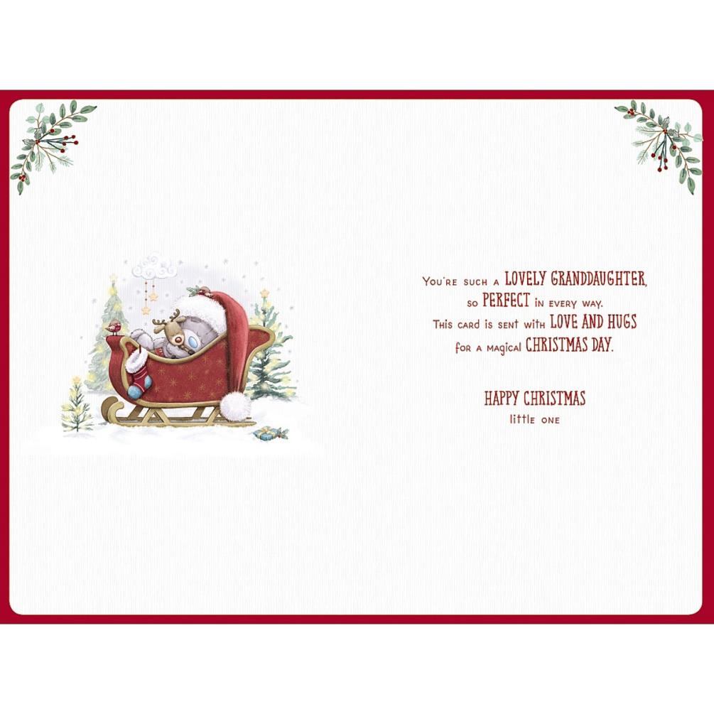 Granddaughter's 1st Christmas Me to You Bear Christmas Card Extra Image 1
